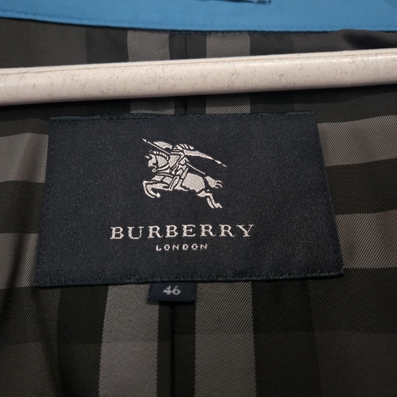 Burberry Vibrant Blue Trench Coat - Picture 6 of 12